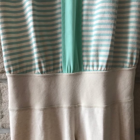 Lululemon Romp Her Romper Blue/Cream - Picture 5 of 6